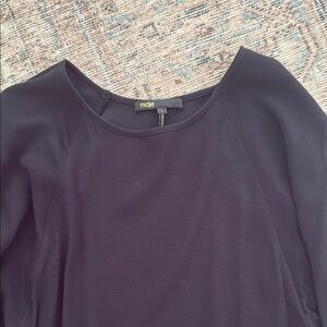 Maje Black Long Sleeve Dress